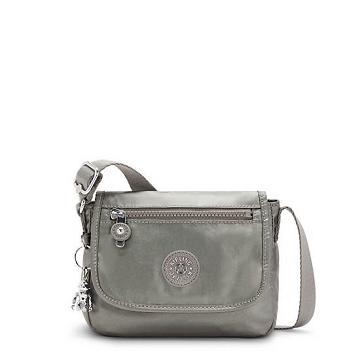 Kipling Sabian Metallic Crossbody Mini Çanta Gri | TR 1868WN